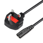1.5m 2 Prong Style Big UK Notebook Power Cord, Big UK Plug, Length:1.5m – Durable Build, Easy to Use Big UK Plug, Length:1.5m