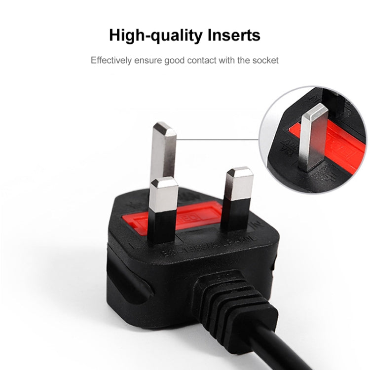 1.5m 2 Prong Style Big UK Notebook Power Cord, Big UK Plug, Length:1.5m – Durable Build, Easy to Use