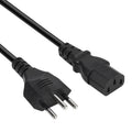 3 Prong Style Brazil AC Power Cord, Length: 1.2m ( OD5.5 ), Brazil Plug, 1.2m – Durable Build, Easy to Use Brazil Plug, 1.2m