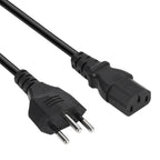 3 Prong Style Brazil AC Power Cord, Length: 1.2m ( OD5.5 ), Brazil Plug, 1.2m – Durable Build, Easy to Use Brazil Plug, 1.2m