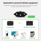 3 Prong Style Brazil AC Power Cord, Length: 1.2m ( OD5.5 ), Brazil Plug, 1.2m – Durable Build, Easy to Use