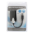 USB 3.0 to VGA Display Adapter, Resolution: 1920 x 1080, USB 3.0 (Resolution: 1920 x 1080) – Plug-and-play