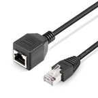 RJ45 Female to Male Cat Network Extension Cable, Length: 30cm, 30cm RJ45 Male – Durable Build, Easy to Use