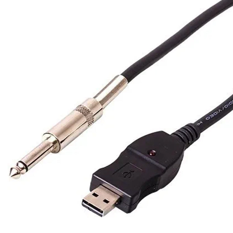 USB PC Guitar Bass Link Recording Audio Adapter Cable, Guitar Bass Link Recording Cable Guitar Bass Link Recording Cable
