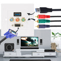 USB 3.0 Female Plug + 3 RCA Female Plugs + VGA Female Plug Wall Plate Panel Default Title