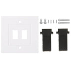 Dual USB 3.0 Female Plugs Home Wall Charger Plate Wall Plate Panel, 2 Ports USB 3.0