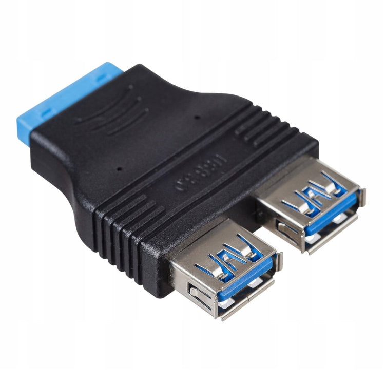 2 x USB 3.0 AF to 20 Pin Adapter, Adapter – Durable Build, Easy to Use Adapter