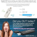 EDUP AC-1601 802.11AC 1200M Dual Band USB 3.0 Wifi Wireless Adapter, AC-1601 1200Mbps – Durable Build, Easy to Use