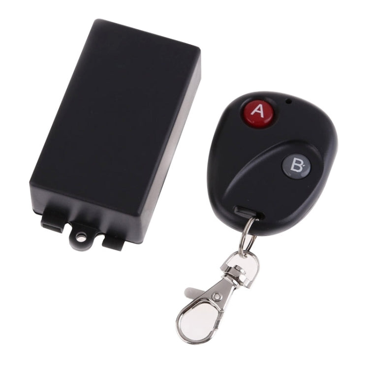 DC 12V 1CH RF Wireless Remote Switch Learning Code Receiver + 2 Buttons Remote Control Transceiver Default Title