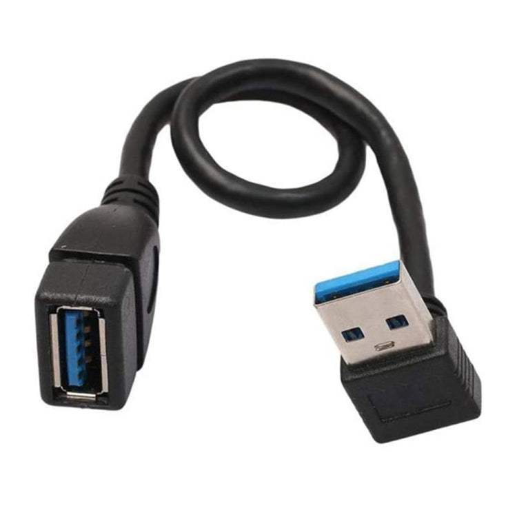 USB 3.0 Down Angle 90 degree Extension Cable Male to Female Adapter Cord, Length: 15cm, Down Angle AM to AF, length: 15cm – Durable Build, Easy to Use