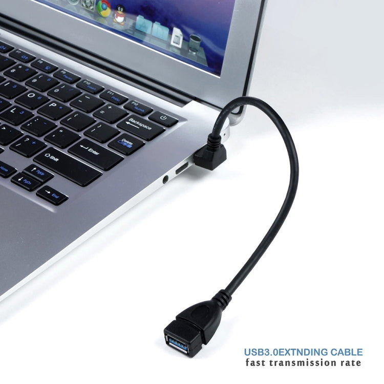 USB 3.0 Down Angle 90 degree Extension Cable Male to Female Adapter Cord, Length: 15cm, Down Angle AM to AF, length: 15cm – Durable Build, Easy to Use