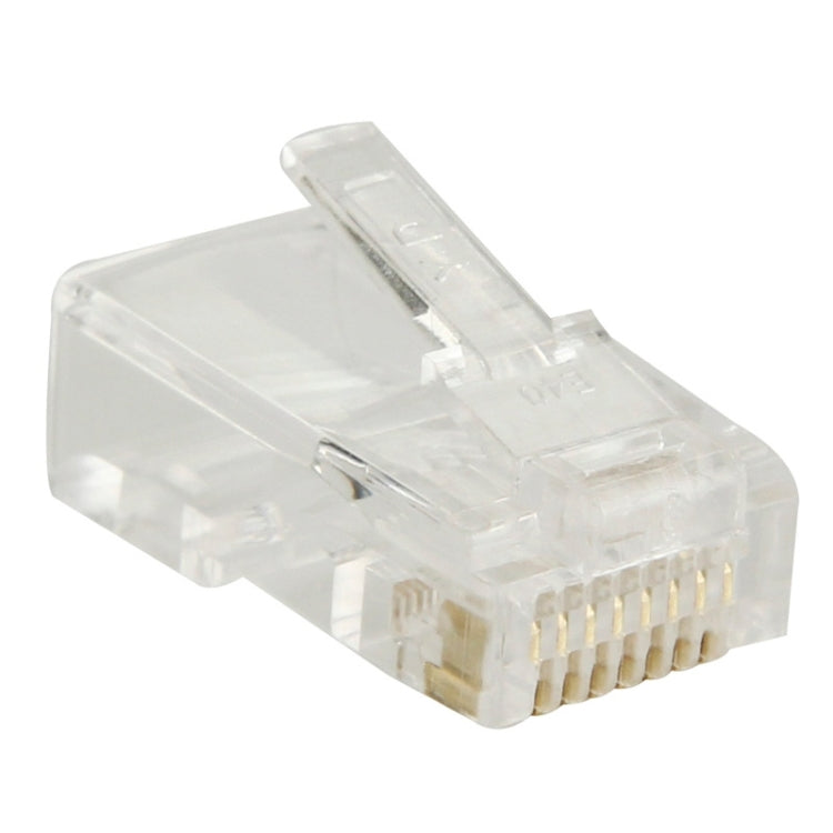 100pcs /Pack RJ45 Connector Modular Plug, Gold: 3u, Gold: 3u – Durable Build, Easy to Use