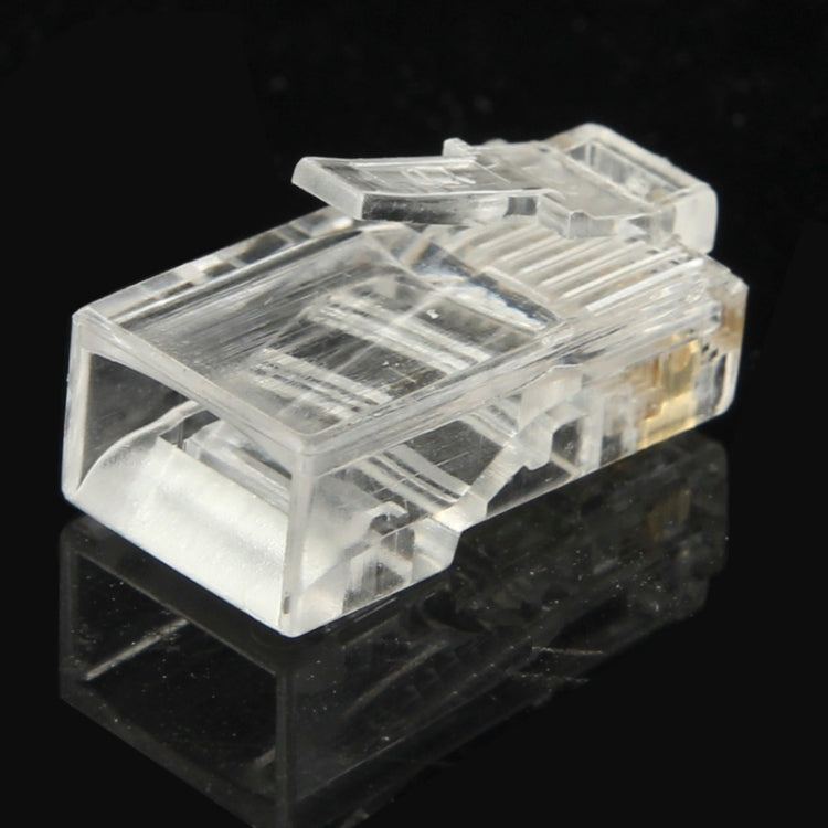 100pcs /Pack RJ45 Connector Modular Plug, Gold: 3u, Gold: 3u – Durable Build, Easy to Use