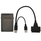 USB 2.0 / USB 3.0 To SATA Cable with 2.5 inch HDD Protection Box, Support up to 4TB Speed, USB 3.0 to SATA with USB(B) – Durable Build, Easy to Use