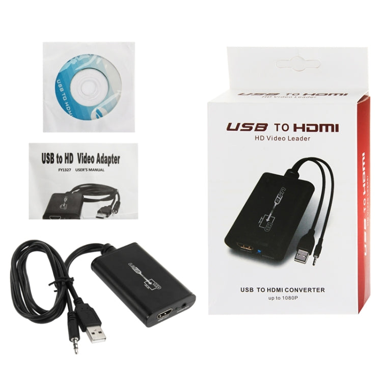 USB 2.0 to HDMI HD Video Leader Converter for HDTV, Support Full HD 1080P, USB 2.0 to HDMI – TPU