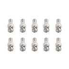 10 PCS BNC Plug to F Jack Connector, Comes in Durable Construction, BNC Plug