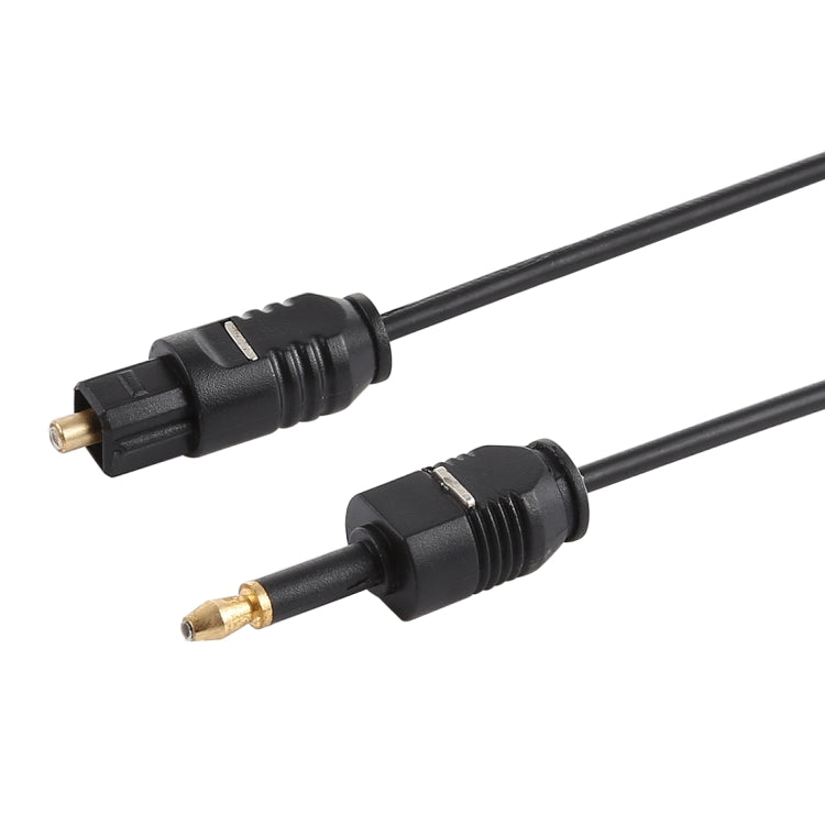 TOSLink Male to 3.5mm Male Digital Optical Audio Cable, Length: 0.8m, OD: 2.2mm – Durable Build, Easy to Use