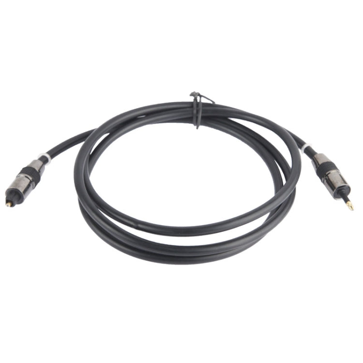 TOSLink Male to 3.5mm Male Digital Optical Audio Cable, Length: 1.5m, OD: 5.0mm (Gold Plated) – Durable Build, Easy to Use