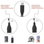 USB 2.0 Male to 2 Dual USB Female Jack Adapter Cable for Computer / Laptop, Length: About 30cm, USB 2.0 AM to 2 USB 2.0 AF – Durable Build, Easy to Use