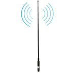 RH660S Dual Band 144/430MHz High Gain SMA-F Telescopic Handheld Radio Antenna for Walkie Talkie, Antenna Length: 108.5cm Default Title