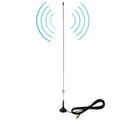 NAGOYA UT-108UV SMA Female Dual Band Magnetic Mobile Antenna for Walkie Talkie, Antenna Length: 50cm Default Title