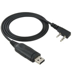 USB Program Cable Data Cable for Walkie Talkies, 3.5mm + 2.5mm Plug + USB 2.0 Default Title