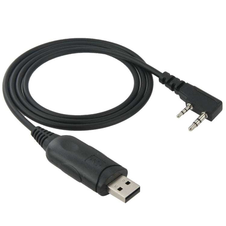 USB Program Cable Data Cable for Walkie Talkies, 3.5mm + 2.5mm Plug + USB 2.0 Default Title
