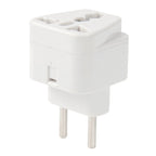 20PCS EU Plug Adapter Power Socket Travel Converter, EU Plug(20 PCS)