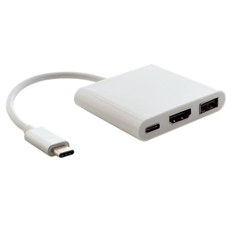 For MacBook 12 inch 2015 Version, Google Chromebook Pixel 2015 Version, Nokia N1 Tablet PC, Type-C+USB3.0 (W), Type-C+USB3.0 (G) – Durable Build, Easy to Use Type-C+USB3.0 (W) Silver