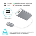 For MacBook 12 inch, Chromebook Pixel 2015, Nokia N1 Tablet PC, Mini Display Female – Aluminum Alloy, TPU