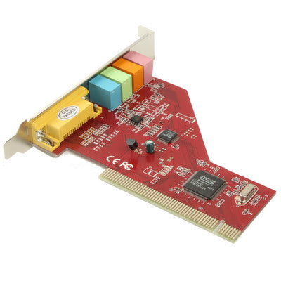 Crystal 4 Channel PCI Sound Card, Crystal 4 Channel – Durable Build, Easy to Use