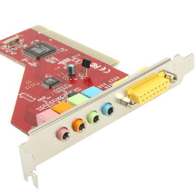 Crystal 4 Channel PCI Sound Card, Crystal 4 Channel – Durable Build, Easy to Use