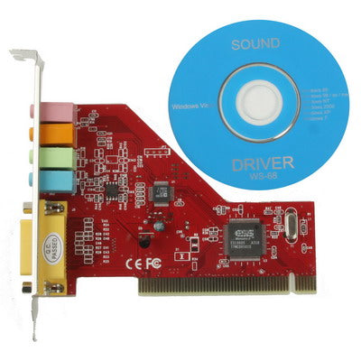 Crystal 4 Channel PCI Sound Card, Crystal 4 Channel – Durable Build, Easy to Use