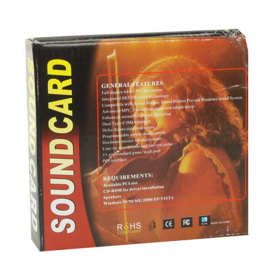 Crystal 4 Channel PCI Sound Card, Crystal 4 Channel – Durable Build, Easy to Use