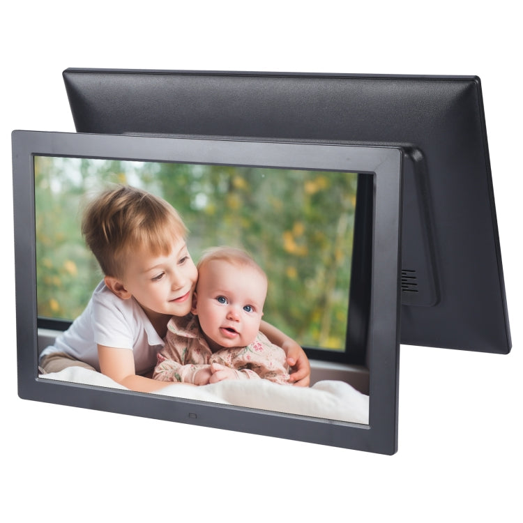 17 inch Multi-media Music & Movie Player Digital Photo Frame with Remote Control, Mstar V59 Program, Support USB / SD Card / HD Port, Built in Stereo Speaker – TPU Black