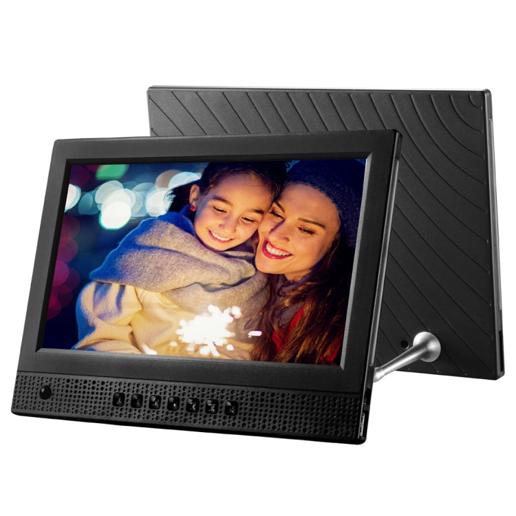 10.1 inch LED Display Multi-media Music & Movie Player Digital Photo Frame with Remote Control, Allwinner E200s Program, Support USB-Disk / SD Card, Body Sensor, Built in Stereo Speaker, 10.1 inch, 10.4 inch – TPU 10.4 inch Black