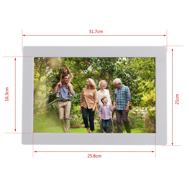 12.1 inch Digital Photo Frame with Holder & Remote Control, Allwinner F16 Program, Support SD / MMC / USB Flash Disk, 12.1 Inch