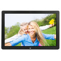 17 inch HD 1080P LED Display Multi-media Digital Photo Frame with Holder & Music & Movie Player, Support USB / SD / MS / MMC Card Input, 17 inch – Durable Build, Easy to Use 17 inch Black