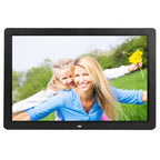 17 inch HD 1080P LED Display Multi-media Digital Photo Frame with Holder & Music & Movie Player, Support USB / SD / MS / MMC Card Input, 17 inch – Durable Build, Easy to Use 17 inch Black