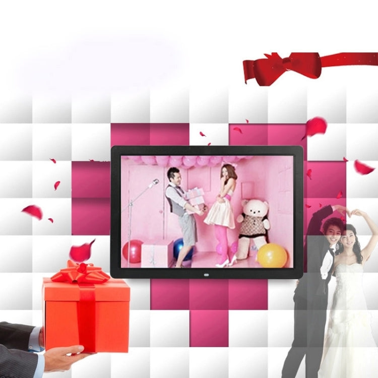 17 inch HD 1080P LED Display Multi-media Digital Photo Frame with Holder & Music & Movie Player, Support USB / SD / MS / MMC Card Input, 17 inch – Durable Build, Easy to Use