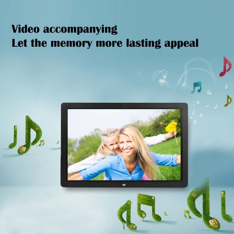 17 inch HD 1080P LED Display Multi-media Digital Photo Frame with Holder & Music & Movie Player, Support USB / SD / MS / MMC Card Input, 17 inch – Durable Build, Easy to Use