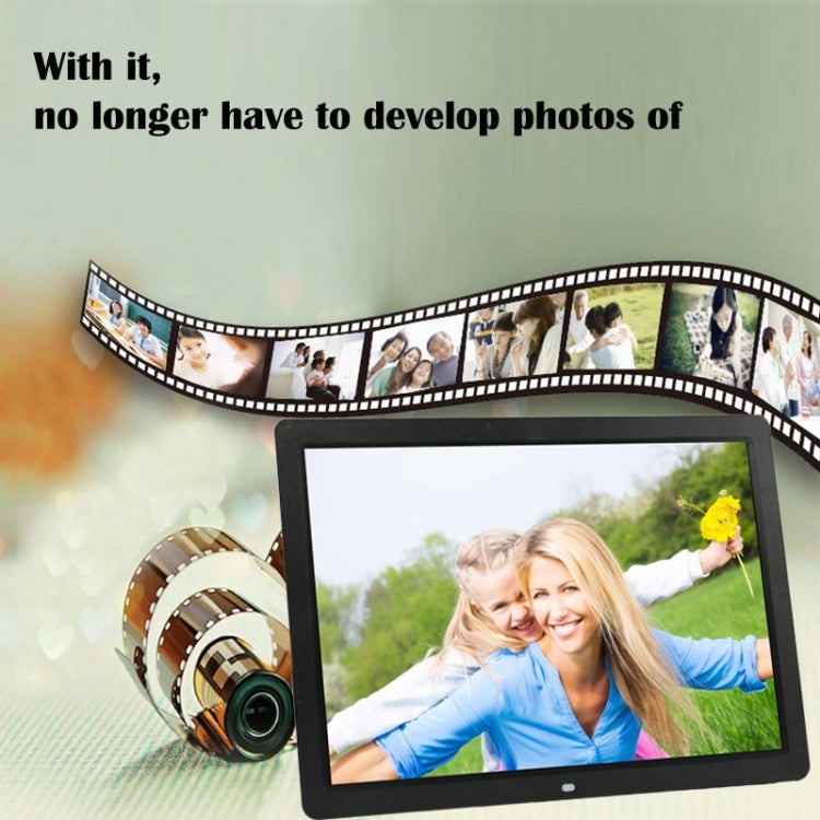 17 inch HD 1080P LED Display Multi-media Digital Photo Frame with Holder & Music & Movie Player, Support USB / SD / MS / MMC Card Input, 17 inch – Durable Build, Easy to Use