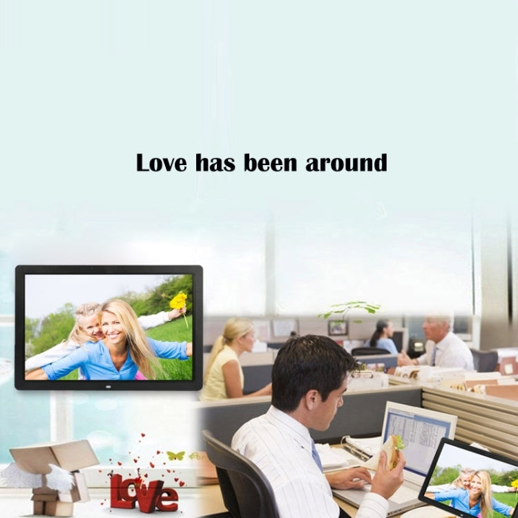 17 inch HD 1080P LED Display Multi-media Digital Photo Frame with Holder & Music & Movie Player, Support USB / SD / MS / MMC Card Input, 17 inch – Durable Build, Easy to Use