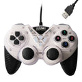 Wired Vibration Gamepad PC USB Controller Joystick Game Handle(White) Default Title
