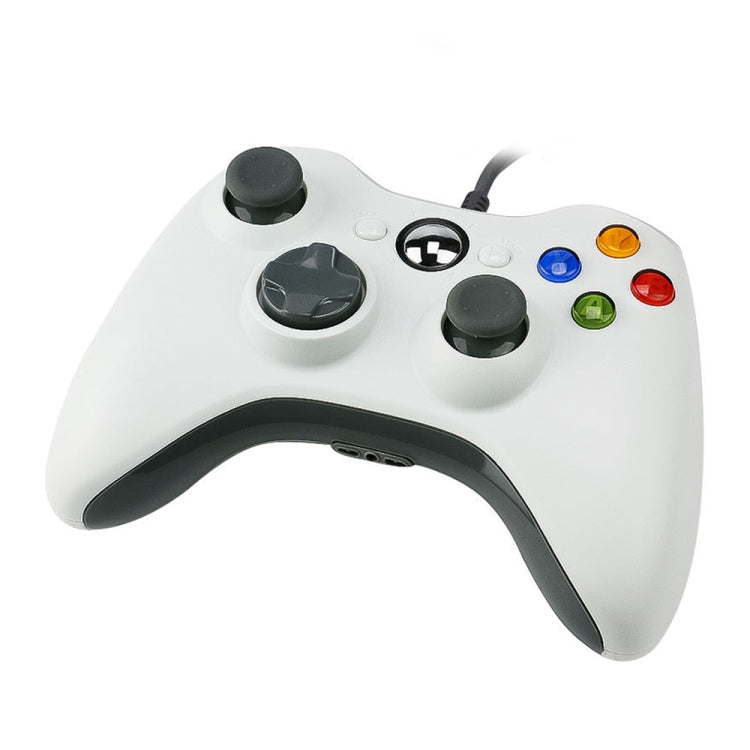 USB 2.0 Wired Controller Gamepad for XBOX 360, Plug and Play, Cable Length: 2.5m, For XBOX 360, For XBOX 360 (Black)