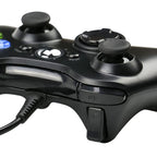 USB 2.0 Wired Controller Gamepad for XBOX 360, Plug and Play, Cable Length: 2.5m, For XBOX 360, For XBOX 360 (Black)