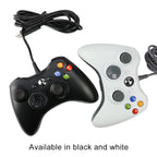 USB 2.0 Wired Controller Gamepad for XBOX 360, Plug and Play, Cable Length: 2.5m, For XBOX 360, For XBOX 360 (Black)