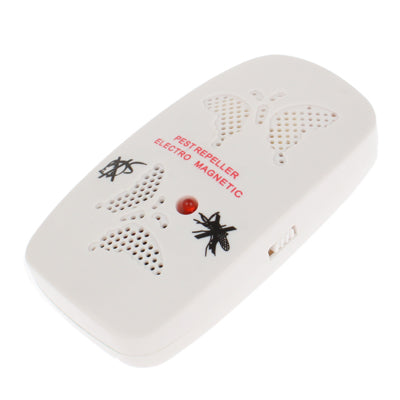 Ultrasonic Electronics Insecticide with Two Steps of Adjustable, White (EU Plug), EU Plug White, EU Plug pink