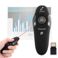 Multimedia Presenter with Laser Pointer & USB Receiver for Projector / PC / Laptop, Control Distance: 15m, 016 – TPU 016