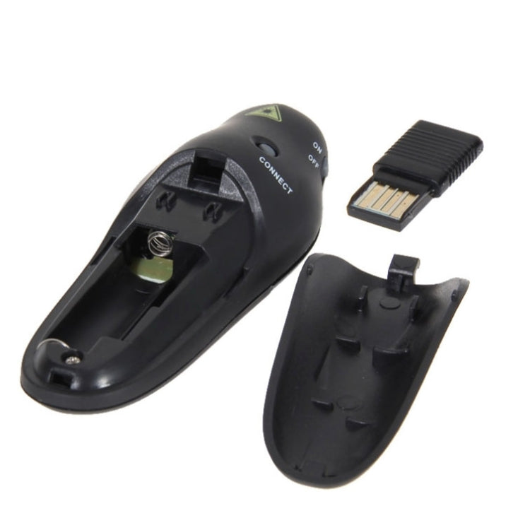 Multimedia Presenter with Laser Pointer & USB Receiver for Projector / PC / Laptop, Control Distance: 15m, 016 – TPU